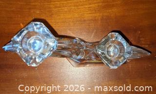 MaxSold Auction: Beautiful Crystal, Double Arm Candle Holder - Newport (Pennsylvania, USA) SELLER MANAGED Downsizing Online Auction - North 5th Street