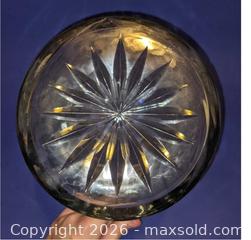 MaxSold Auction: Clear Crystal American Brilliant Pitcher with Cut & Etched Floral Pattern, 10.5 in - Newport (Pennsylvania, USA) SELLER MANAGED Downsizing Online Auction - North 5th Street