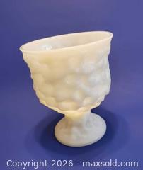MaxSold Auction: E. O. Brody, White Milk Glass, Crinkle Pattern, Vase or Planter - Newport (Pennsylvania, USA) SELLER MANAGED Downsizing Online Auction - North 5th Street