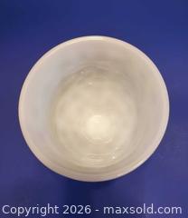 MaxSold Auction: E. O. Brody, White Milk Glass, Crinkle Pattern, Vase or Planter - Newport (Pennsylvania, USA) SELLER MANAGED Downsizing Online Auction - North 5th Street