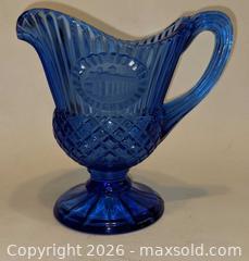 MaxSold Auction: Fostoria for Avon Cobalt Blue Pressed Glass Creamer - Newport (Pennsylvania, USA) SELLER MANAGED Downsizing Online Auction - North 5th Street