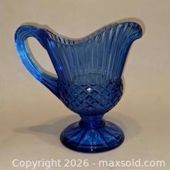 MaxSold Auction: Fostoria for Avon Cobalt Blue Pressed Glass Creamer - Newport (Pennsylvania, USA) SELLER MANAGED Downsizing Online Auction - North 5th Street