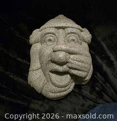 MaxSold Auction: Gray Plaster/Ceramic Decorative Wall Mask Plaque, Medium - Newport (Pennsylvania, USA) SELLER MANAGED Downsizing Online Auction - North 5th Street