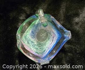 MaxSold Auction: Murano Crystal Small Bowl/Paperweight Figurine, Clear/Blue/Green/Pink - Newport (Pennsylvania, USA) SELLER MANAGED Downsizing Online Auction - North 5th Street