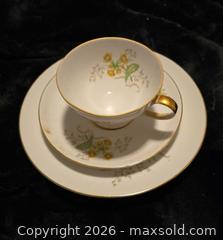 MaxSold Auction: PMR Jaeger Co Vintage Porcelain Tea Trio with Gold Trim - Newport (Pennsylvania, USA) SELLER MANAGED Downsizing Online Auction - North 5th Street