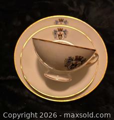 MaxSold Auction: PT Tirschenreuth Porcelain Teacup, Saucer & Plate, Munich Crest - Newport (Pennsylvania, USA) SELLER MANAGED Downsizing Online Auction - North 5th Street