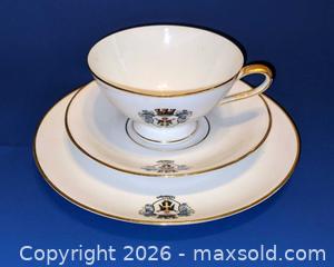 MaxSold Auction: PT Tirschenreuth Porcelain Teacup, Saucer & Plate, Munich Crest - Newport (Pennsylvania, USA) SELLER MANAGED Downsizing Online Auction - North 5th Street
