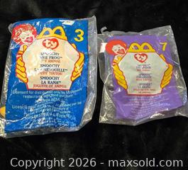 MaxSold Auction: Ty McDonald's Happy Meal Beanie Toys Smoochy & Spinner (1999-2000) - Newport (Pennsylvania, USA) SELLER MANAGED Downsizing Online Auction - North 5th Street