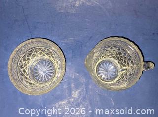 MaxSold Auction: Vintage Anchor Hocking Wexford & Jeanette Cube Pressed Glass Lot - Newport (Pennsylvania, USA) SELLER MANAGED Downsizing Online Auction - North 5th Street