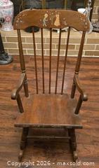 MaxSold Auction: Vintage Child's Rocking Chair - Newport (Pennsylvania, USA) SELLER MANAGED Downsizing Online Auction - North 5th Street
