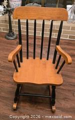 MaxSold Auction: Vintage Child's Two Colored Rocking Chair. - Newport (Pennsylvania, USA) SELLER MANAGED Downsizing Online Auction - North 5th Street