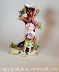 MaxSold Auction: Vintage Multicolor Figural Porcelain Vase with Woman by Tree - Newport (Pennsylvania, USA) SELLER MANAGED Downsizing Online Auction - North 5th Street