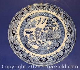 MaxSold Auction: Wessex Collection Blue and White Earthenware Decorative Plate - Newport (Pennsylvania, USA) SELLER MANAGED Downsizing Online Auction - North 5th Street