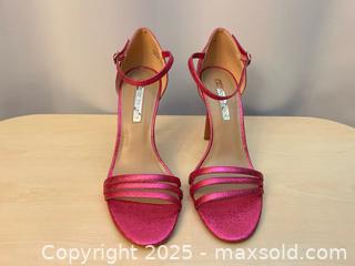 MaxSold Auction: Audrey Brooke “Jeana” Metallic Pink Strappy Heels – Size 10M - London (Ontario, Canada) PARTNER MANAGED Downsizing Online Auction - Trillium Cresent