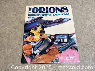 MaxSold Auction: Star Trek RPG – The Orions: Book of Common Knowledge (FASA Corporation) - London (Ontario, Canada) PARTNER MANAGED Downsizing Online Auction - Trillium Cresent