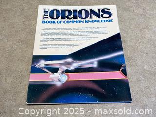 MaxSold Auction: Star Trek RPG – The Orions: Book of Common Knowledge (FASA Corporation) - London (Ontario, Canada) PARTNER MANAGED Downsizing Online Auction - Trillium Cresent