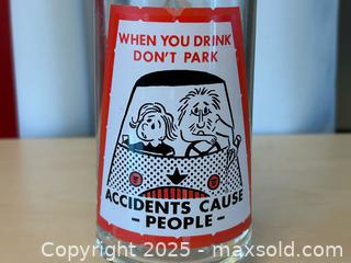 MaxSold Auction: Vintage Novelty Glass Beer Mug – “When You Drink Don’t Park” Safety Slogan - London (Ontario, Canada) PARTNER MANAGED Downsizing Online Auction - Trillium Cresent