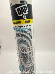 MaxSold Auction: 3 Pieces DAP Alex Plus All Purpose White Acrylic Latex Caulk Plus Silicone 40 Year - Norfolk (Ontario, Canada) SELLER MANAGED Commercial Liquidation Online Auction - Robinson Street