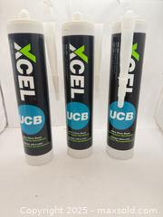 MaxSold Auction: 3 Pieces Xcel Ultra Clear Bond Clear MS Polymer Adhesive  - Norfolk (Ontario, Canada) SELLER MANAGED Commercial Liquidation Online Auction - Robinson Street