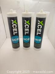 MaxSold Auction: 3 Pieces Xcel Ultra Clear Bond Clear MS Polymer Adhesive  - Norfolk (Ontario, Canada) SELLER MANAGED Commercial Liquidation Online Auction - Robinson Street