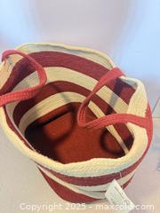 MaxSold Auction: Alkaso 100% Natural Fiber Jute Basket - Norfolk (Ontario, Canada) SELLER MANAGED Commercial Liquidation Online Auction - Robinson Street