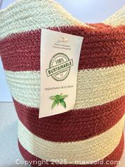 MaxSold Auction: Alkaso 100% Natural Fiber Jute Basket - Norfolk (Ontario, Canada) SELLER MANAGED Commercial Liquidation Online Auction - Robinson Street
