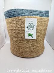 MaxSold Auction: Alkaso Jute Basket 100% Natural Fiber  - Norfolk (Ontario, Canada) SELLER MANAGED Commercial Liquidation Online Auction - Robinson Street