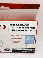 MaxSold Auction: Arrow Plier Type Stapler P22 Staples - Norfolk (Ontario, Canada) SELLER MANAGED Commercial Liquidation Online Auction - Robinson Street