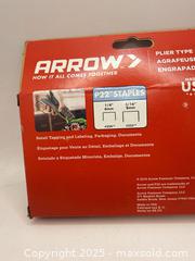MaxSold Auction: Arrow Plier Type Stapler P22 Staples - Norfolk (Ontario, Canada) SELLER MANAGED Commercial Liquidation Online Auction - Robinson Street