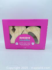 MaxSold Auction: Mondo Llama Paint Your Own Letters Kit & Paint Your Own Wood Hearts Kit 2 Kits - Norfolk (Ontario, Canada) SELLER MANAGED Commercial Liquidation Online Auction - Robinson Street