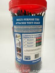 MaxSold Auction: Multi Purpose Ties 2 Sets 600 Pieces  - Norfolk (Ontario, Canada) SELLER MANAGED Commercial Liquidation Online Auction - Robinson Street