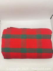 MaxSold Auction: Plaid 90” Round Christmas Tablecloth - Norfolk (Ontario, Canada) SELLER MANAGED Commercial Liquidation Online Auction - Robinson Street