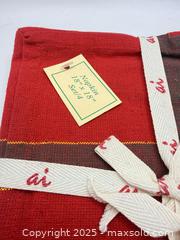 MaxSold Auction: Plaid Christmas Napkins 2 Pieces Set of 4 - Norfolk (Ontario, Canada) SELLER MANAGED Commercial Liquidation Online Auction - Robinson Street