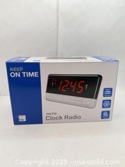 MaxSold Auction: Sky Time AM/FM Clock Radio  - Norfolk (Ontario, Canada) SELLER MANAGED Commercial Liquidation Online Auction - Robinson Street