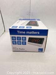 MaxSold Auction: Sky Time AM/FM Clock Radio  - Norfolk (Ontario, Canada) SELLER MANAGED Commercial Liquidation Online Auction - Robinson Street