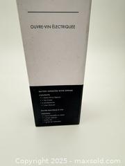 MaxSold Auction: Stainless Steel Electric Wine Opener Battery Operated  - Norfolk (Ontario, Canada) SELLER MANAGED Commercial Liquidation Online Auction - Robinson Street