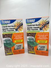 MaxSold Auction: Terro Outdoor Liquid Ant Baits 2 sets of 4 Pieces  - Norfolk (Ontario, Canada) SELLER MANAGED Commercial Liquidation Online Auction - Robinson Street
