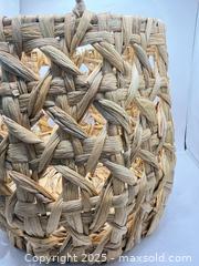 MaxSold Auction: Threshold Hand Crafted Woven Basket 12-3/16” H x 10” W x 10” D - Norfolk (Ontario, Canada) SELLER MANAGED Commercial Liquidation Online Auction - Robinson Street