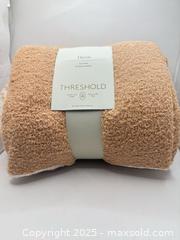 MaxSold Auction: Threshold Reversible Plush Throw 50”x60” - Norfolk (Ontario, Canada) SELLER MANAGED Commercial Liquidation Online Auction - Robinson Street