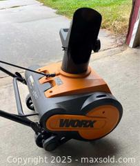 MaxSold Auction: Corded Electric Worx Snowblower - East Cocalico Township (Pennsylvania, USA) SELLER MANAGED Downsizing Online Auction - Stevens Road