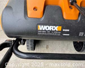MaxSold Auction: Corded Electric Worx Snowblower - East Cocalico Township (Pennsylvania, USA) SELLER MANAGED Downsizing Online Auction - Stevens Road
