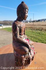 MaxSold Auction: Heavy Concrete Buddha Statue  - East Cocalico Township (Pennsylvania, USA) SELLER MANAGED Downsizing Online Auction - Stevens Road