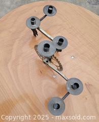 MaxSold Auction: Homemade Welded Bicycle Pedal Candelabra  - East Cocalico Township (Pennsylvania, USA) SELLER MANAGED Downsizing Online Auction - Stevens Road