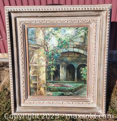MaxSold Auction: Large Oil Painting in Beautiful Frame  - East Cocalico Township (Pennsylvania, USA) SELLER MANAGED Downsizing Online Auction - Stevens Road