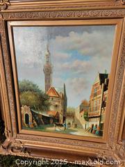 MaxSold Auction: Oil Painting #2 in Beautiful Ornate Wooden Frame - East Cocalico Township (Pennsylvania, USA) SELLER MANAGED Downsizing Online Auction - Stevens Road