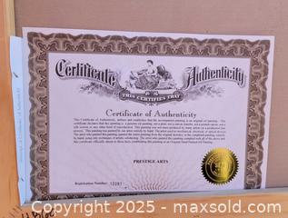 MaxSold Auction: Oil Painting #2 in Beautiful Ornate Wooden Frame - East Cocalico Township (Pennsylvania, USA) SELLER MANAGED Downsizing Online Auction - Stevens Road