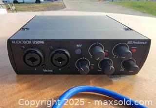 MaxSold Auction: PreSonus Personal Audio Recording Setup  - East Cocalico Township (Pennsylvania, USA) SELLER MANAGED Downsizing Online Auction - Stevens Road