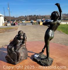 MaxSold Auction: Resin Statues (2) &#34;The Kiss&#34; by Rodin &#38; &#34;Spanish Dancer&#34; by Edgar Degas  - East Cocalico Township (Pennsylvania, USA) SELLER MANAGED Downsizing Online Auction - Stevens Road