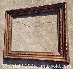 MaxSold Auction: Very Large Wooden Picture Frame  - East Cocalico Township (Pennsylvania, USA) SELLER MANAGED Downsizing Online Auction - Stevens Road