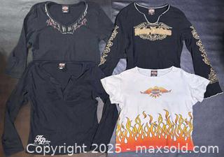 MaxSold Auction: Vintage Harley Davidson Women’s T-Shirts Double Sides Size XL - East Cocalico Township (Pennsylvania, USA) SELLER MANAGED Downsizing Online Auction - Stevens Road